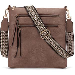 GEMIU Crossbody Bags for Women Vegan Leather Shoulder Bag with Multi Pocket, Adjustable Strap Purses