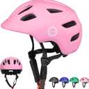 XJD Toddler Helmet Kids Bike Helmet for Infant/Baby Multi-Sport Adjustable Skateboard for Kids Boys Girls Lightweight for Age 1 and Older (Small: 20.47"- 22.05" / 52-56 cm, Pink)