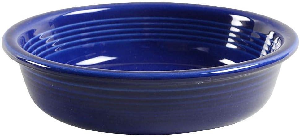 Fiesta® Classic Rim Cereal Bowl, 19oz (6.875") – Durable Ceramic, Lead-Safe, Dishwasher/Microwave/Oven Safe – Made in USA Dinnerware - Twilight