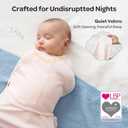Momcozy Swaddles for Newborns, Quiet Fastener Swaddle Suitable for Infant 0-3 Months, New-Parent-Friendly Sleep Sack, Reduce Startle Reflex, Newborn Boys Girls Registry Essentials, 2-Pack, Bloom
