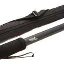 67-Inch Portable Monopod for Video Cameras with Carrying Case, Extendable, Rubber Foot, Black