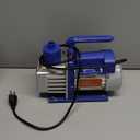 VEVOR Vacuum Pump 4.8CFM 1/4 HP Single Stage HVAC A/C Refrigeration Kit 5PA Ultimate Vacuum Manifold Gauge Set R12 R404A R410A R134A R22 HVAC AC, Manifold Gauge and Hose for Air Conditioning Systems