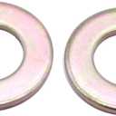 Transmission Mount Kit 1958-2002 Chevy/GMC Trucks & GM Passenger Cars, 3.75" - 4.25" Wide, 1 or 2 Bolt Style, Red Metal Chassis Mount, 2 Units, Rubber Frame