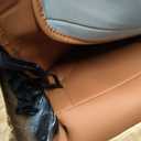 FLORICH Seat Covers, Car Seat Covers Full Set, Luxury Nappa Leather Seat Covers, Breathable and Waterproof Car Seat Protector 5 Seat, Automotive Seat Covers Universal Fit for Most Cars-Brown