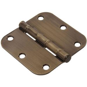 Hillman 3-1/2 in. Satin Nickel Round Corner Door Hinge 3-Pack &  
RETRACTABLE 4 POSITION KNIFE