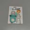 Frida Baby Push Pop Silicone Feeder, Baby Fruit Food Feeder to Safely Introduce New Foods, Fresh + Frozen, Breastmilk Popsicles, BPA Free, Dishwasher Safe | 3 Count, Teal