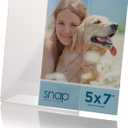 Snap 5x7 Clear Acrylic Self Standing Frame, Set of 12