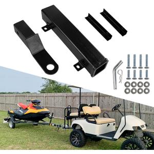 Golf Cart Hitch with 2 Inch Receiver - Fit for Club Car, EZGO, Yamaha