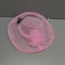 Derby Hats for Women 2025 Women's Elegant Organza Fascinator Sun Hat for Church, Tea Party, Weddings Hats