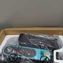 2025 New Under Desk Elliptical Machine,Portable Seated Pedal Exercise Machine for Seniors, 12 Adjustable Speed Elipse Leg Exerciser with Remote Control,Quiet Foot Exercise Machine for Home Office