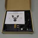 1Mii 2.4GHz (1 TX + 2 RX) Wireless Audio Transmitter and Receiver for TV, 20ms Ultra Low Delay RCA Out/ in, 320 ft Range Wireless Adapter for Subwoofer to TV/ PC/ CD Player, 2 Receivers for Two Speakers