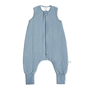BubblePanda Rayon Made from Bamboo Toddler Sleep Sack with Feet 12-24 Months 1.0 Tog Breathable Sleep Sack 1t-2t Ultra Soft Baby Wearable Blanket with Legs Unisex Sleeping Bag with 2-Way Zipper (Glacier)