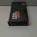 DNA MOTORING Pair of Motorcycle Side View Mirror, Black, Led Trun Signal,Universal 5/16-10 (8MM) Bolt,Compatible with BMW Suzuki Yamaha Kawasaki Motorcycle Cruiser Scooter, Oval Style, MP-MR-M006-BK