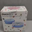 Kids Original Snack Spinner Bundle - Reusable Snack Container with 5 Compartment Dispenser and Lid | BPA and PVC Free | Dishwasher Safe | No Spill, Leakproof, for Toddlers, School (Purple-2Pack)