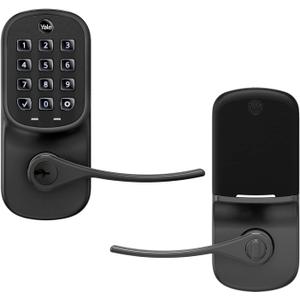 Yale Assure Lever Keypad with Z-Wave in Black Suede