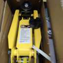AUTOWN 3 Ton (6600 lbs) Floor Jack, Heavy Duty Steel Hydraulic Jack for Car, Low Profile Floor Jack with Rubber Pad, Quick Lift Car Jack with Lifting Range 7.1'' to 20.9'', Yellow