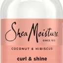 Pack of 3 SheaMoisture Coconut & Hibiscus Curl & Shine Conditioner for Thick, Curly Hair with Silk Protein & Neem Oil to Moisturize & Soften 384mL