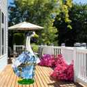 Porch Goose Outfit for 23" Porch Goose, Summer Beach Goose Outfits with Hat Garden Porch Goose Clothes for Garden Lawn Yard Decoration (Beach