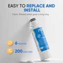 PUREPLUS ADQ747935 Replacement for LG LT1000P LT1000 Kenmore Elite 9980 LT1000PC, MDJ64844601 ADQ74793501, LMXS28626S, LFXS26973S, LT120F Refrigerator Water and Air Filter,3Pack, Model: RWF4700AC