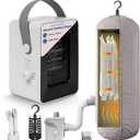 SereneLife Electric Portable Clothes Dryer | 1000W Multi-Use Mini Heater & Aroma Diffuser for Home, Apartment, Dorm, Travel & RV Camping | Suitable for Drying Clothes, Dresses, Shoes, Hats & Gloves