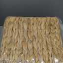 3 Gallon Wicker Trash Can,Small Bathroom Trash Can with Lid,Natural Water Hyacinth Wicker Waste Basket for Bedroom,Toilet,Narrow Garbage Can with Removable Liner