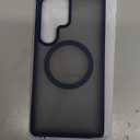 TORRAS for Samsung Galaxy S25 Ultra Case, Fit for MagSafe, 4X Military Grade Protection, Translucent Slim Magnetic Shockproof TPU/PC Case for Samsung S25 Ultra Case, Navy Blue