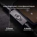 Linsoul Kiwi Ears Allegro Pro Upgraded IEM Earphone DAC/AMP, USB C to 3.5/4.4mm Output Supports PCM Up to 32bit/384kHz DSD128/DSD64, Dual ES9603 Amplifiers for Smartphones/PC/Laptops