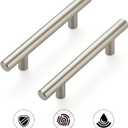 Ravinte 30 Pack | 5'' Cabinet Pulls Satin Nickel Stainless Steel Kitchen Drawer Pulls Cupboard Pulls Brushed Nickel Cabinet Handles 5Length with 3 Hole Center