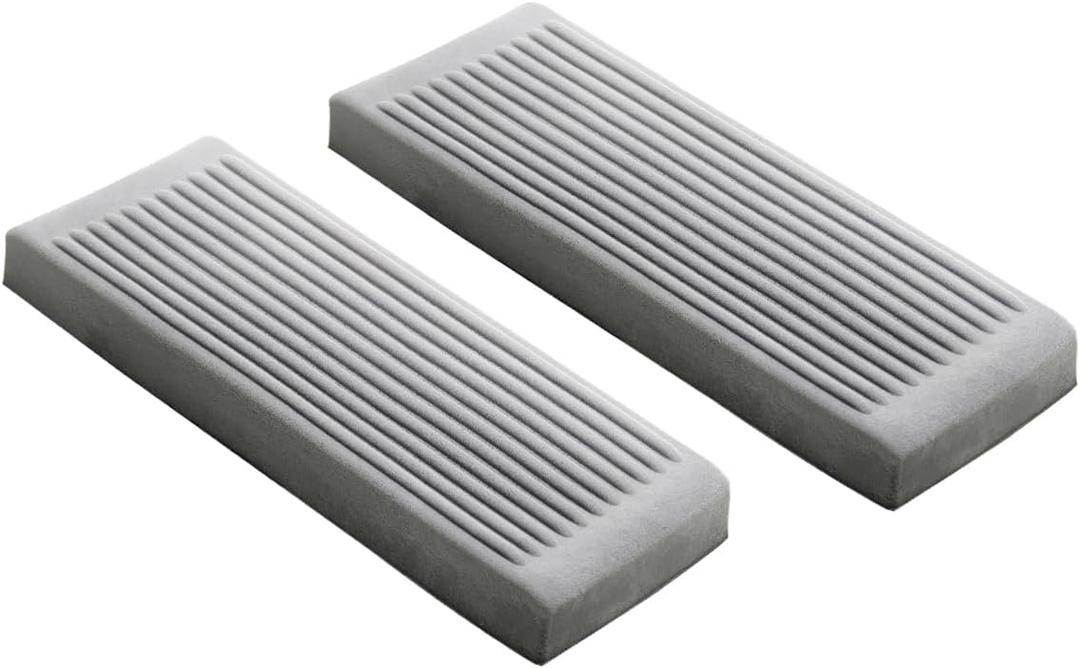 VEVOR Sponge Mop Replacement, 2-Piece, High Density Wider PU Sponge Mop Head Replacement with Hook & Loop, High Absorbency Head Replacement for VEVOR DS1362 Sponge Mop, Fit for Various Floors