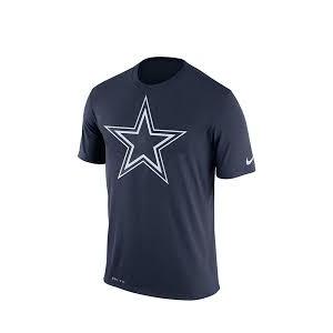 NAT Nike Dallas Cowboys NFL Dri-FIT The Nike Tee Blue Shirt Mens 2XL Football