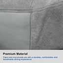 Automotive Replacement Seat Cover Driver Side Bottom Cloth Seat Cover for 2003-2007 GMC Sierra 1500 2500 3500 1500HD 2500HD SLE SLT Charcoal Gray