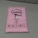 YAROO 21x60 Body Pillow Cover,Body Pillow Case,Long Pillow Case -Envelope Closure,400 Thread Count,100% Cotton,Only Cover No Insert,Body Pillowcase, Pink
