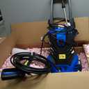 Electric Pressure Washer 4800PSI-Max 3.2GPM Power Washer with 25 Feet Hose,16.4 Feet Power Cord, Car Wash Machine Blue Ideal Cleaning for Garden