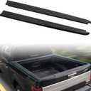Bed Side Rail Cap Cover for 2015-2020 Ford F-150 with 5'5" Bed, Black Truck Right & Left Side Bed Rail Molding Cap Protector for Ford F150 2015-2020 Accessories