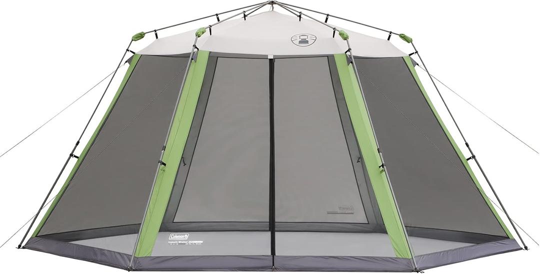 Coleman Skylodge Screened Canopy Tent with Instant Setup 10x10/15x13ft Portable Screen Shelter with 1-Minute Setup for Bug-Free Lounging Great for Picnic Yard Beach Park Camping & More