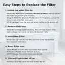 Sub-Zero 4204490 Refrigerator Water Filter Replacement Cartridge 2 Pack