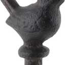 1Pcs Black Iron Bird Paper Towel Holder 13.05" for Toilet and Bathroom Decoration