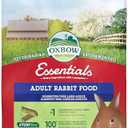 Oxbow Essentials Rabbit Food, Adult, Made with Oxbow Timothy Hay for Rabbit, Pet Pellets with Vitamins & Minerals, Small Animal Pet Products, Bunny Food, Made in USA, High Fiber, 10 lb. Bag BB: Aug 4/2027