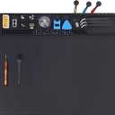 Premium Heat Resistant 932F 22"x 14.2" Magnetic Silicone Soldering Mat Electronics Work Mat for Computer Cell Phone Laptop Repair,BGA Soldering Gun Iron Workbench Protection