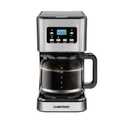 Chefman, 12 Cup Programmable Drip Coffee Maker, Reusable Filter, Stainless Steel