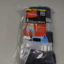 Hanes Men's Boxer Briefs, Cool Dri Moisture-Wicking Underwear, Cotton No-Ride-up for Men, Multi-Packs (Large, Black/Gray - 5 Pack)