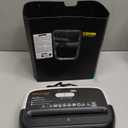 Bonsaii Paper Shredder for Home Use, 3.4 Gal Wastebasket, 6 Sheet Crosscut Paper Credit Cards, Staples, and Clips Shredder for Home Office Use, Portable Handle Design (C237-B New Version)