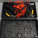 2 Pack 880 lbs Load 8" Double Thickness Glass Suction Cups to Lift Large Glass, Tile Suction Cup,Heavy Duty Suction Cup,Glass Lifting Suction Cups Glass Suction Cups(Pressure Gauge)