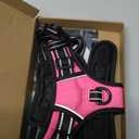PoyPet No Pull Dog Harness, Reflective Comfortable Vest Harness with Front & Back 2 Leash Attachments and Easy Control Handle Adjustable Soft Padded Pet Vest for Dogs (Pink,M)