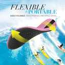 Homitem Water Shoes for Women Men Aqua Socks Swim Beach Pool River Slip-On Barefoot Quick-Dry Vacation Cruise Essentials Accessories for Yoga Kayak Sports, Size 8-8.5