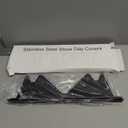 Stainless Steel Stove Gap Covers (2PCS), Stove Gap Filler for Kitchen Oven Counter Side Gap, Range Trim Kit, Easy Clean and Heat Resistant, Adjustable Length 13.8" to 27.5" 1