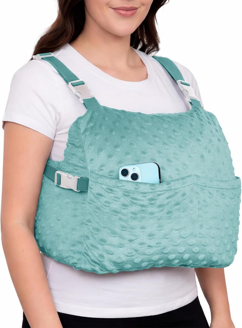 Zomaple Post Mastectomy Pillow Post Surgery Post-Op Essentials, Breast Augmentation/Reduction & Mastectomy Recovery Supplies Washable Cover for Comfort & Support