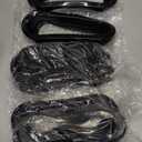 6 Pcs 6 Inch Oval/Oblong Taillights Grommet Rubber Black Flush Mount Open Back Grommet Marker for Vehicle Lights Stop Turn Tail Light Covers Rings Easy Installation Durable Rubber