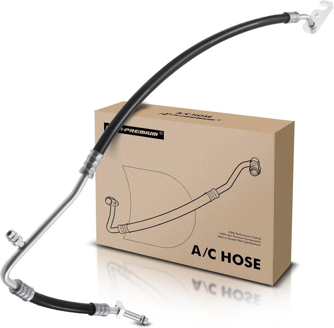 A-Premium A/C Discharge Line Hose Assembly Compatible with Kenworth C500 C540 C550 K100 K100E K130 K150 K220 K270 K300 K370 L700 T170 T2000 T270 T300 T370 T400 T450, Compressor to Condenser