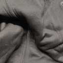 ZITY Men's Zip Up Hoodie Heavyweight Winter Sweatshirt Fleece Sherpa Lined Warm Jacket (X-Large, Black/Dark Gray)